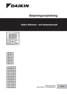 EHVH-CB, EHVX-CB_4PDA383117-1D_Operation Manual_Danish download